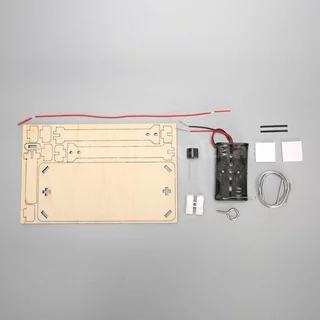 T-M108 ชุดประกอบไม้ เกมขดลวดไฟฟ้า Electric Coil game Wooden Kit STEM Education ของเล่นเสริมทักษะ เสริมพัฒนาการ ชุดเรี...