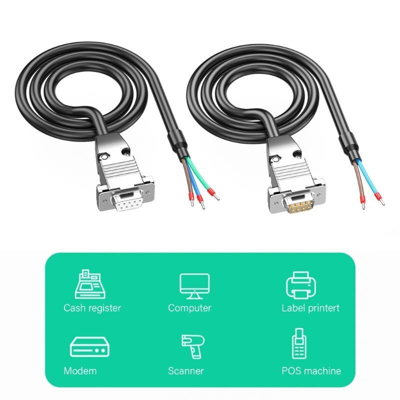 MT DB9port Serial Cable DB9port RS232 Serial Communic Cable Shielded RS485 Data Cable