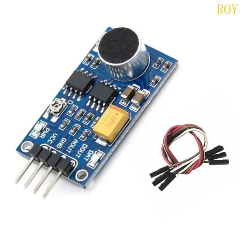 ROY LM386 โมดูลจดจําเสียงพร้อมการขยายตัว 200X ที่ปรับได้สําหรับระบบอัตโนมัติภายในบ้านอัจฉริยะ