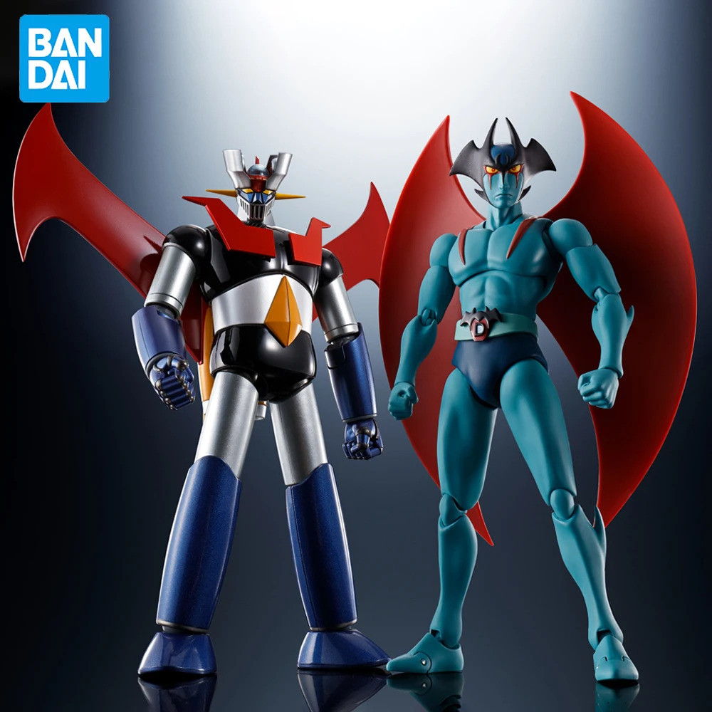 ในสต็อก Bandai 50th Anniversary Mazinger Z Vs. Devilman Action Figure Model ของเล่นชนิดบรรจุกล่อง
