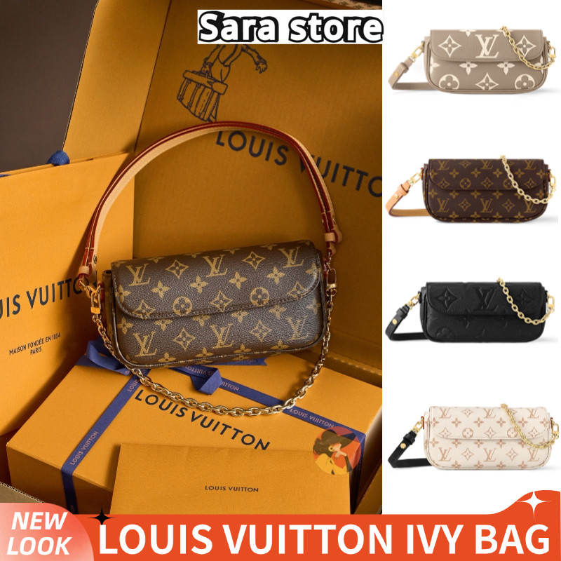 หลุยส์วิตตองLOUIS VUITTON WALLET ON CHAIN IVY BAG Women‘s สุภาพสตรี/กระเป๋าสะพายไหล่/กระเป๋าร่อซู้ล 
