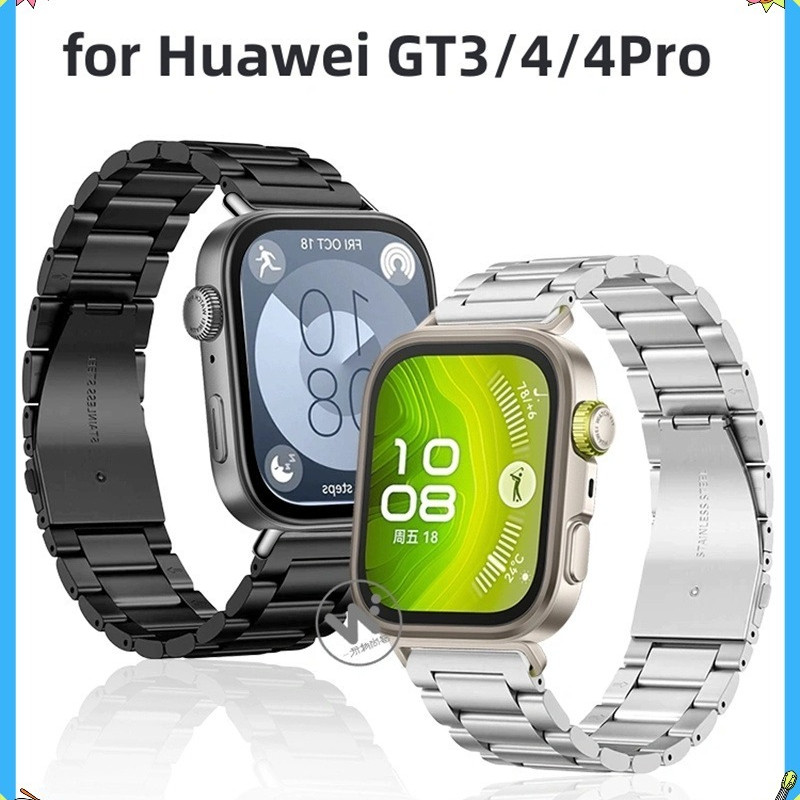 สแตนเลสสําหรับ Huawei นาฬิกา Fit 3 สายสแตนเลสสําหรับนาฬิกา Huawei Fit 4/4 Pro สายสแตนเลสสายรัดข้อมือ Accessorie
