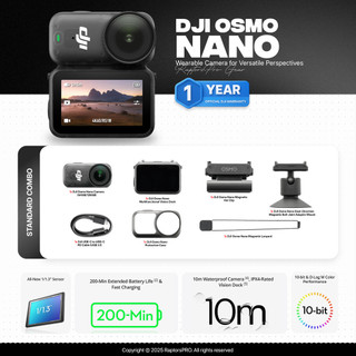 [READY STOCK] - DJI Osmo Nano - Action Camera | 4K/60fps | Ultra Light | Magnetic Mounting | Built-in Storage 64GB/128GB