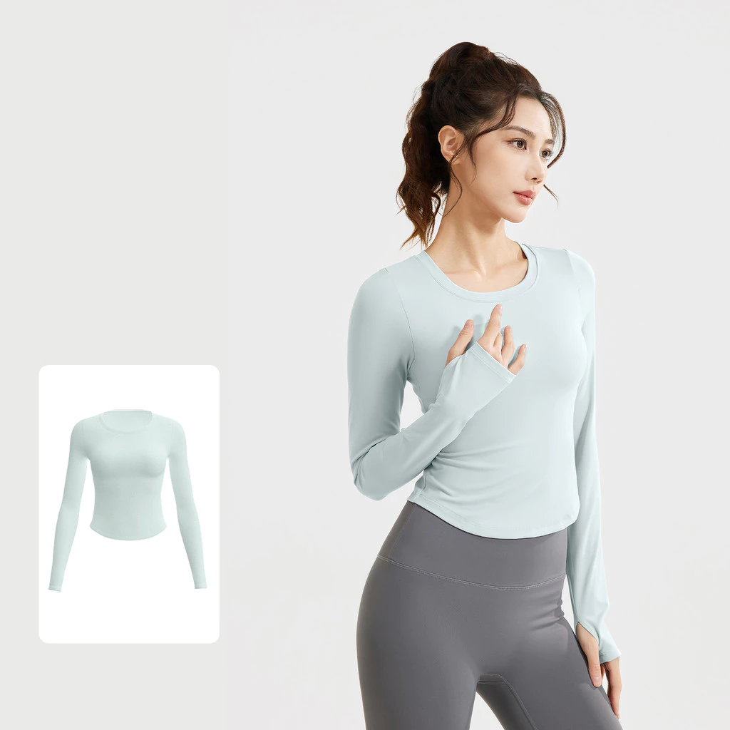 MVP Sport เสื้อยืดแขนยาว คอกลม ออกกำลังกาย ระบายอากาศ thumbnail 7