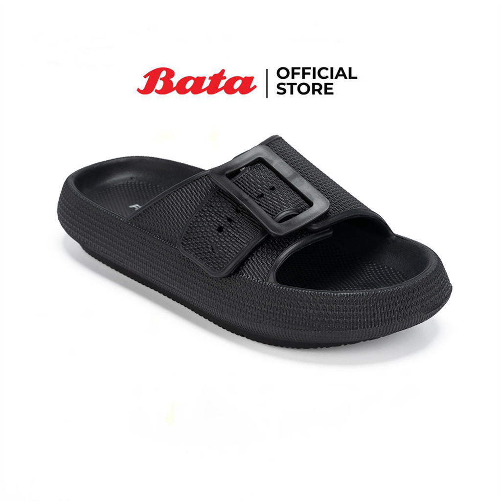 Bata บาจา FLOATZ รองเท้าแตะแบบสวม น้ำหนักเบาไม่ลื่น สำหรับผู้หญิง รุ่น CAROLINE สีครีม 5108100 สีดำ 5106100