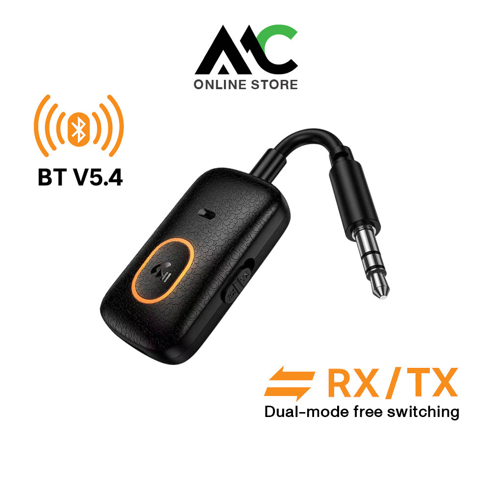 [สำหรับรถยนต์ ทีวี ลำโพง] HOCO E151 ตัวรับและส่งสัญญาณบลูทูธในตัว RX/TX BT5.4 มีไมโครโฟนในตัว