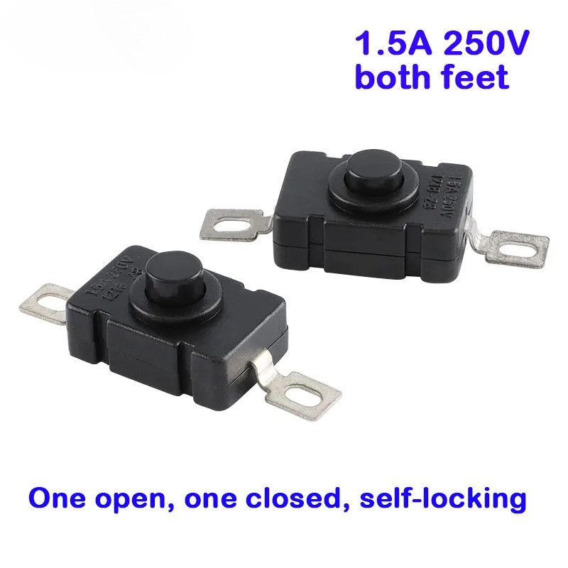 10 ชิ้น/5 ชิ้น KAN-28 1.5A250V ไฟฉายสวิทช์ Self-Locking SMD ประเภท 18x12 มิลลิเมตรปุ่มสวิทช์ 1812-28A ไฟหน้าตารางโคมไฟสวิทช์