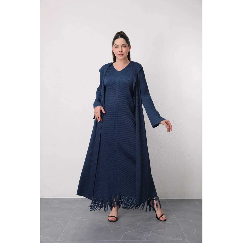 2MUAY รุ่น GA2001 FRINGE MAXI PLEATED SET 5 สี FREE SIZE