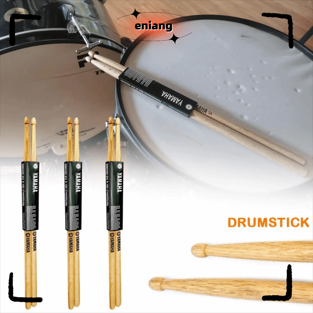 ENIANG 2 ชิ้น Drumstick, น้ําหนักเบา 5A/7A ค้อนกลองกลอง Sticks, Oaks Drumsticks ไม้เคล็ดลับ Maple ไม