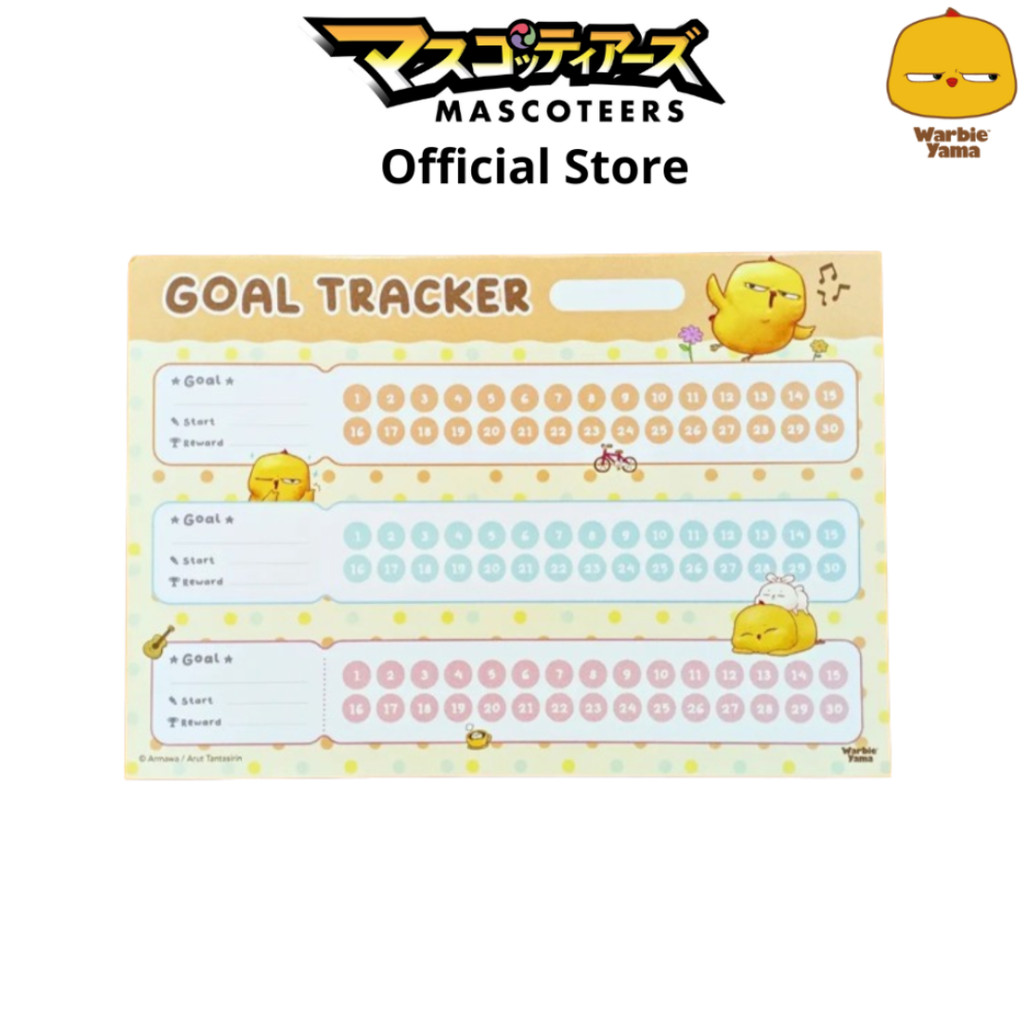 WARBIE วาร์บี้ แพลนเนอร์ Planner A5 Goal Tracker