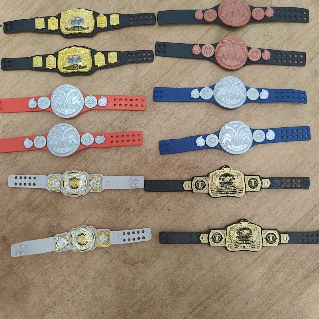 เข็มขัด WWE Championship Belt อุปกรณ์มวยปล้ำ สีทอง ซื้อคู่ละราคาเดียว!