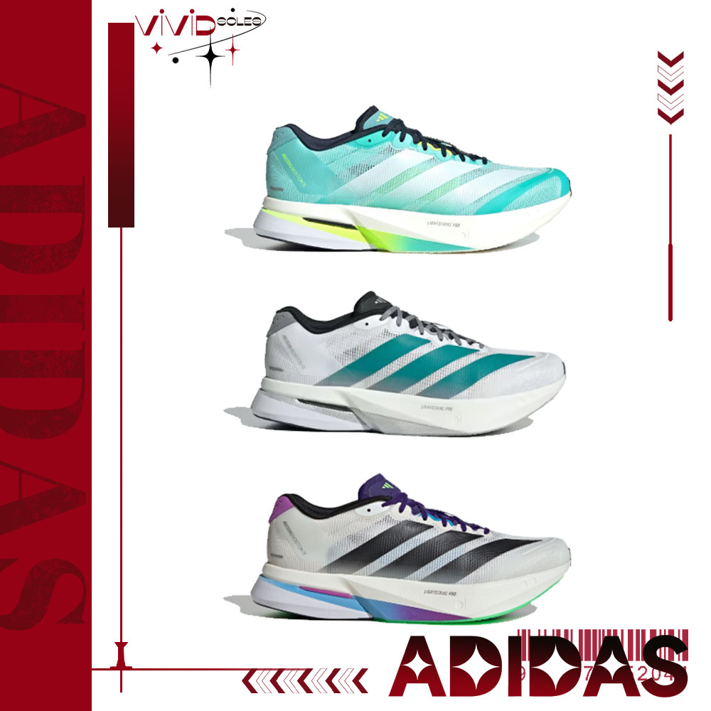 ✅ADIDAS รองเท้าวิ่ง Adizero Boston 13 White Teal Sneaker JR4791/JS4945/JS4946/JS4932/JS4932/JS4947 -