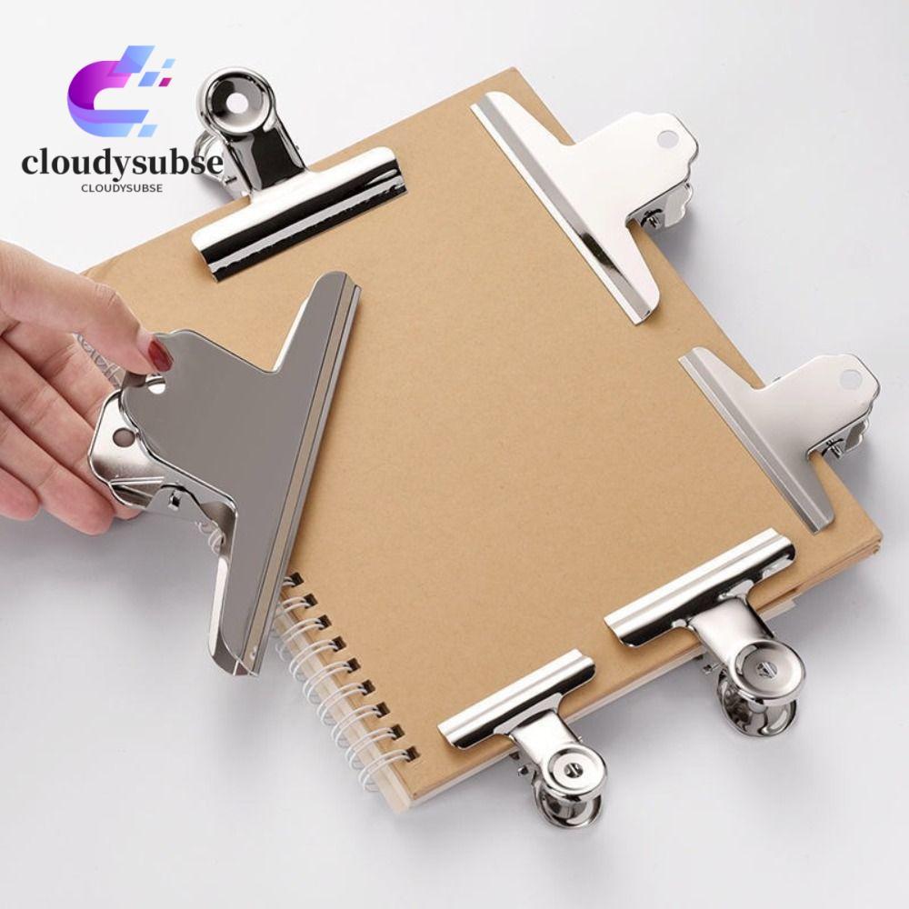 คลิปกลม คลาวด์ คลิปรูปภูเขาโลหะสากลคลิปบิลสแตนเลสคุณภาพสูงสํานักงานโรงเรียน