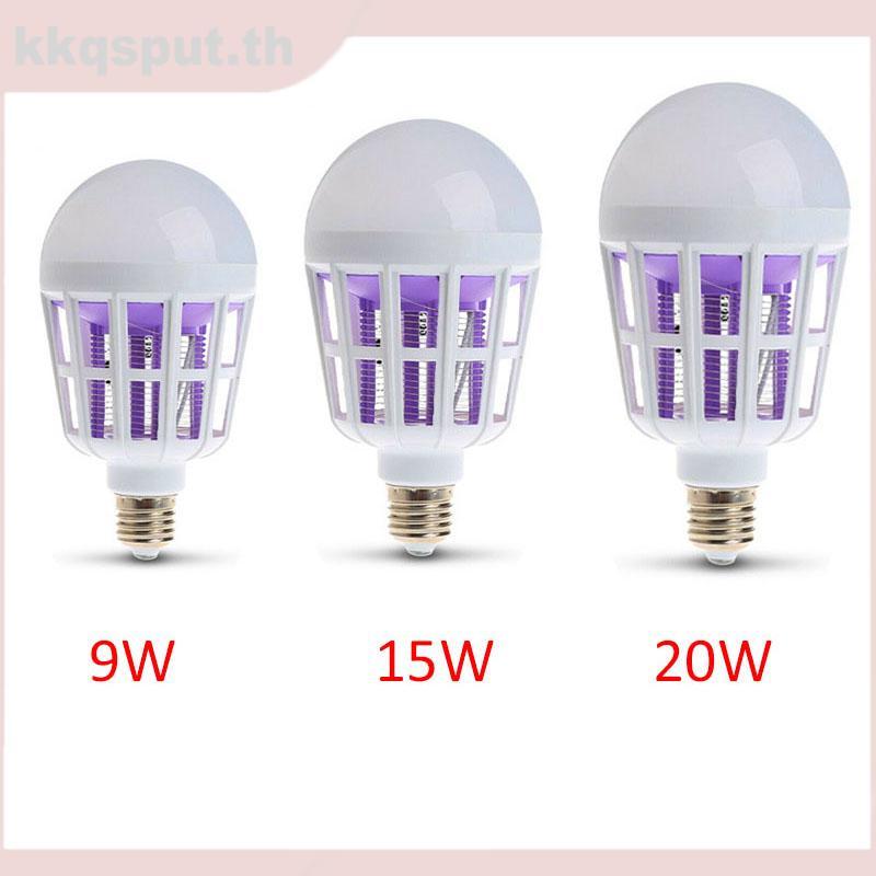 AC 220V LED นักฆ่ายุง E27 ซ็อกเก็ตหลอดไฟ LED บ้านโคมไฟ Bug Zapper กับดักโคมไฟแมลงป้องกันยุง Repeller Light THK2