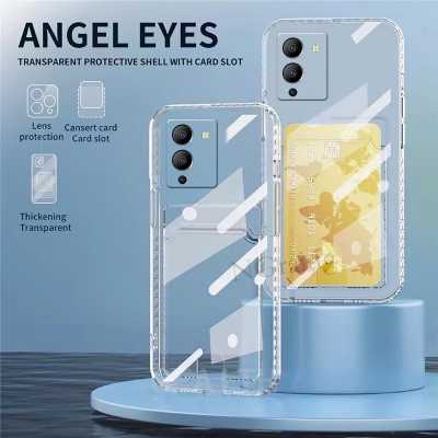 CASE INFINIX NOTE 12 G96 CASE CARD CLEAR TRANSPARENT SOFT SLOT CARD / WALLET CASE