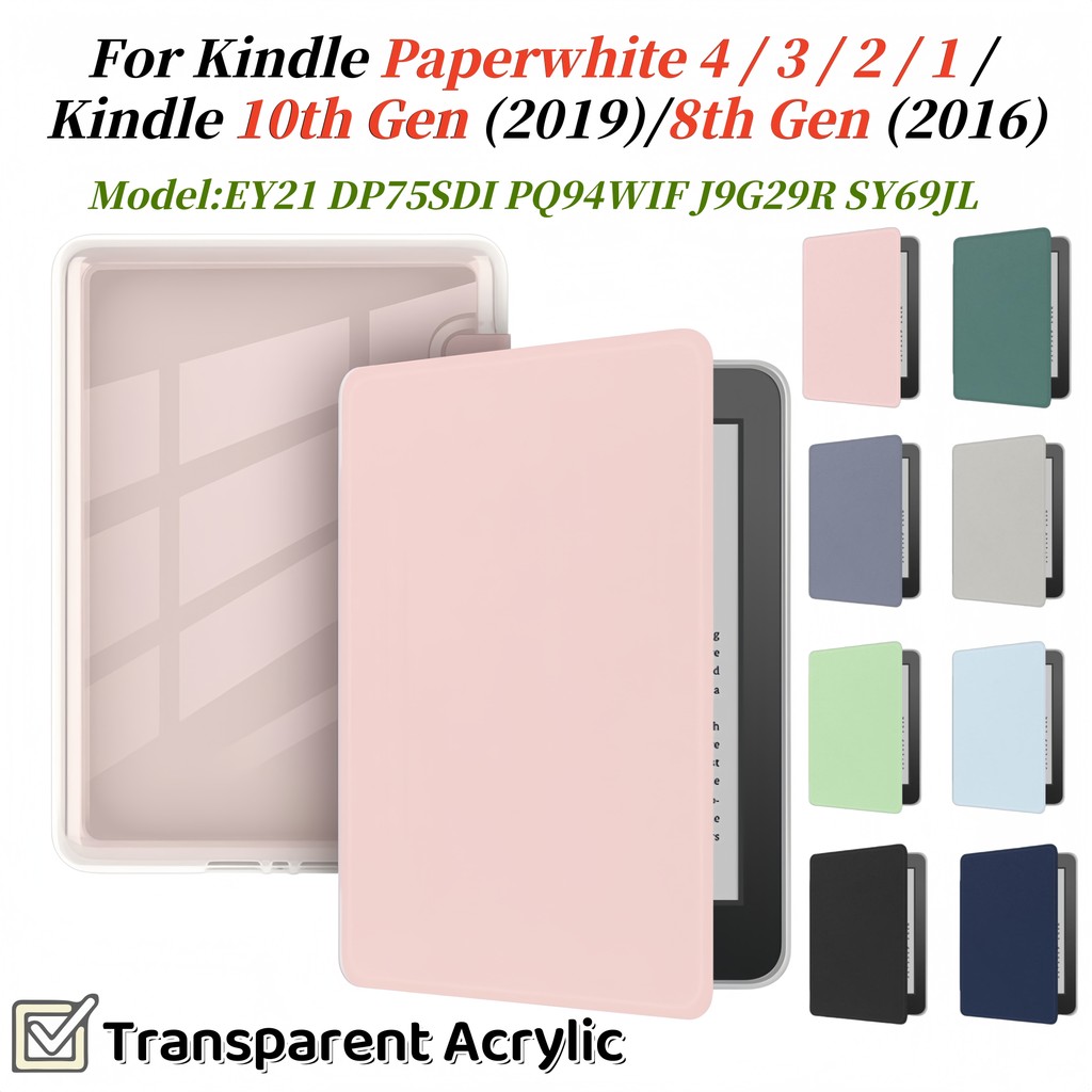 สําหรับ Kindle 10th 8th 7th 6th 5th Gen 6.0 Paperwhite 4 3 2 1 EY21 DP75SDI PQ94WIF J9G29R SY69JI E-