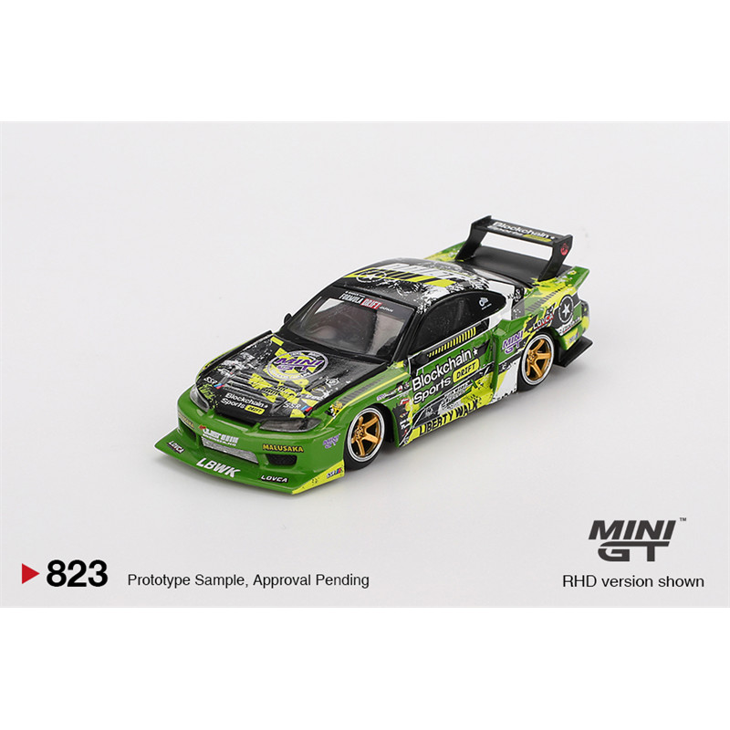 MINI GT 1:64 LB-Super Silhouette S15 SILVIA 555 V2 2024 Formula Drift Japan RHD รถโมเดลDiecast