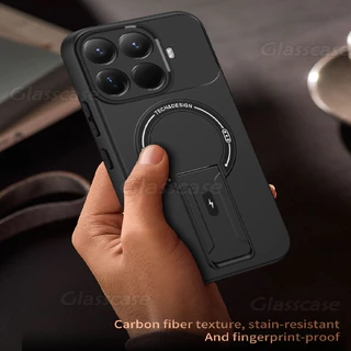 ปลอกสําหรับ Xiaomi 17 15 14 T Pro 17T 17TPro 15T 15TPro 14T 14TPro T15 Xiaomi15TPro พร้อมวงเล็บแม่เหล็กกันกระแทกป้องกันเคสโทรศัพท์ Hard Anti fall Matte ฝาหลังปลอก