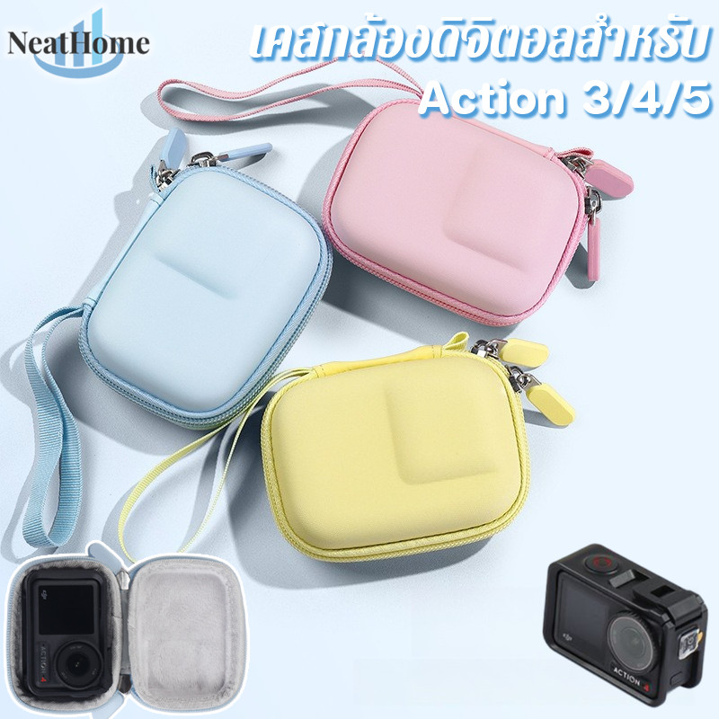 COD เคสกล้องดิจิตอลสําหรับ กระเป๋ากันน้ํา Mini กระเป๋าสําหรับ Dji Action 3/4/5 ทนชนและทนสกัด