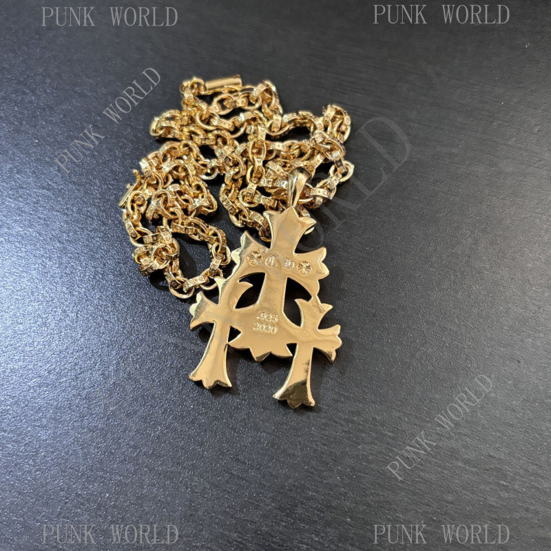 สร้อยคอมาพร้อมเพชรชุบทองสีขาว, อุปกรณ์สไตล์ย้อนยุคพังก์ และโกธิก, เหมาะสำหรับคนฮิปฮอป, ของขวัญวันวาเลนไทน์ - รูปที่ 4