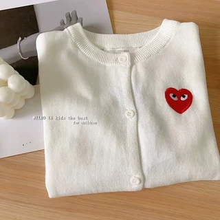 PRETTY BABY เสื้อคลุมเด็ก เสื้อคลุมคาร์ดิแกน เสือกันหนาวเด็ก งานปักลูกตา(1881)