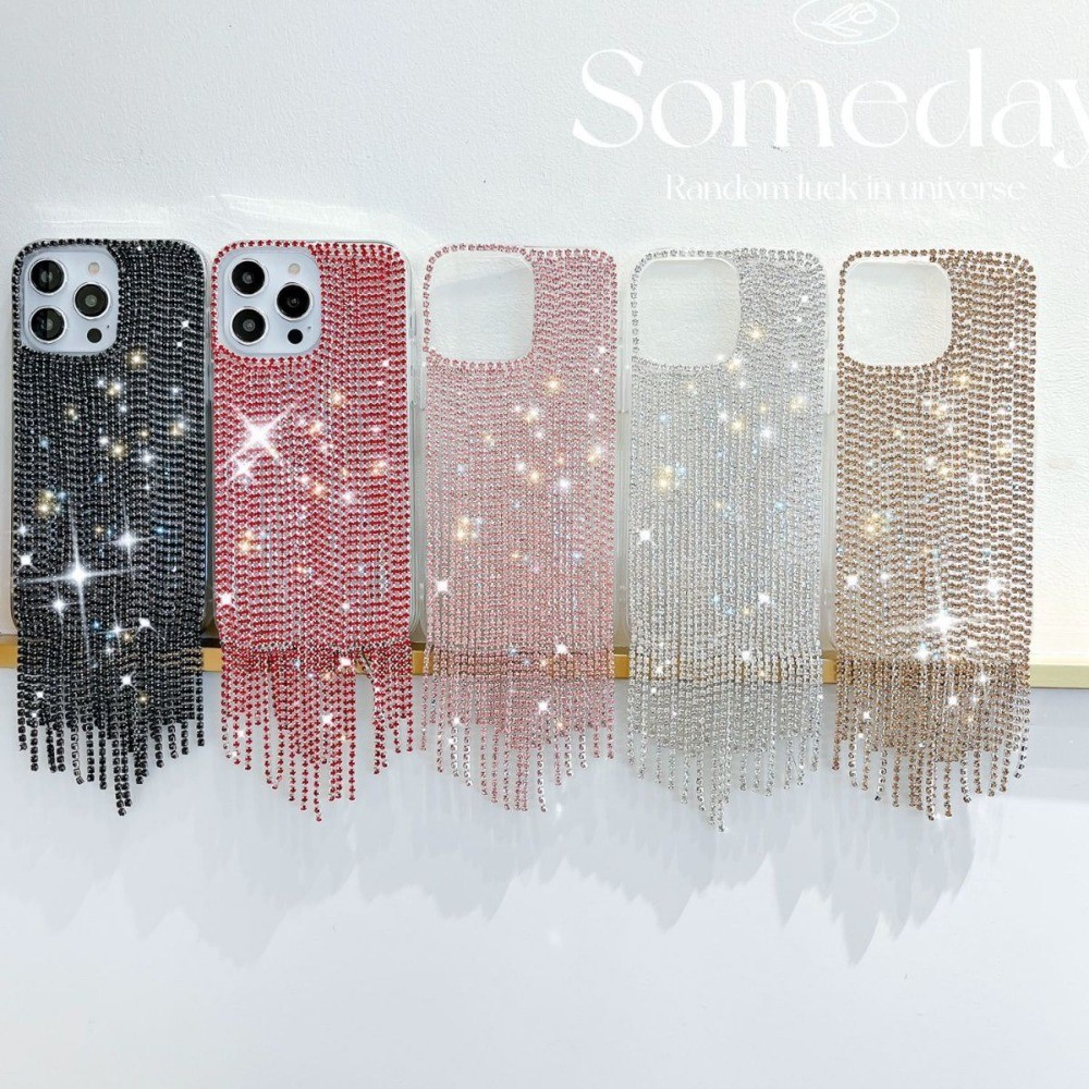 เคสโทรศัพท์ Rhinestone ประกายหรูหราเข้ากันได้กับ IPhone 17 Pro Max IP 14 15 16 Pro Max 12 PM 13 PRM 17Promax 16Promax เคสป้องกันแผ่นดินไหว