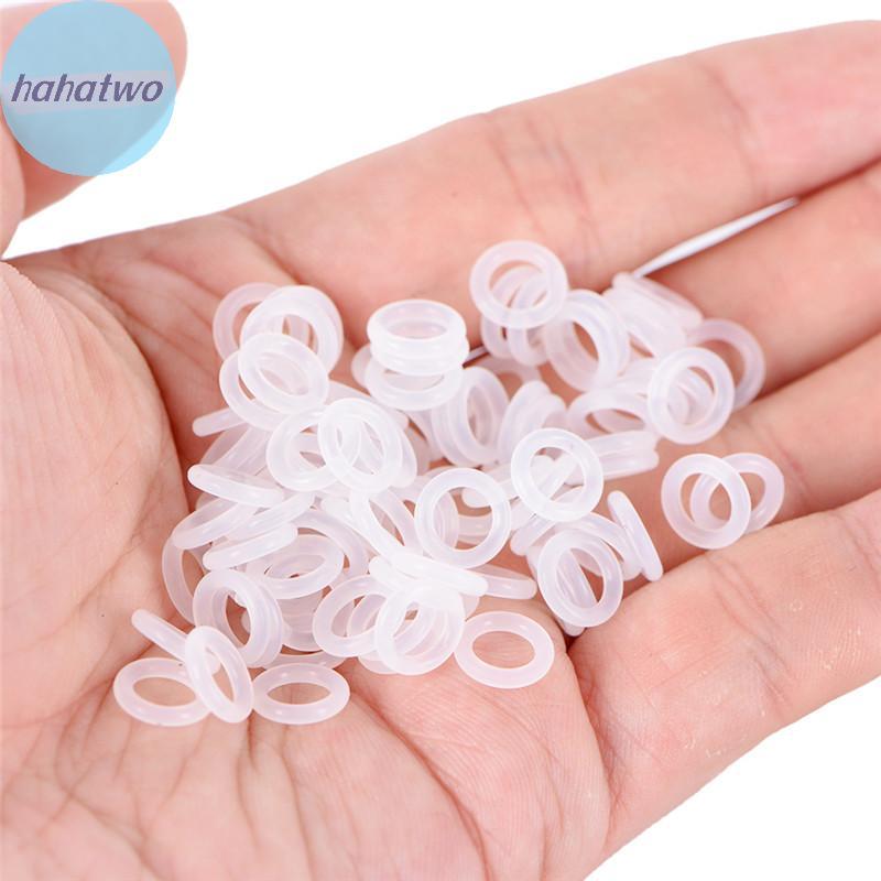 Ha 120 ชิ้นยางซิลิโคน O-Ring Switch Dampeners สีขาวสําหรับคีย์บอร์ด Cherry MX TH