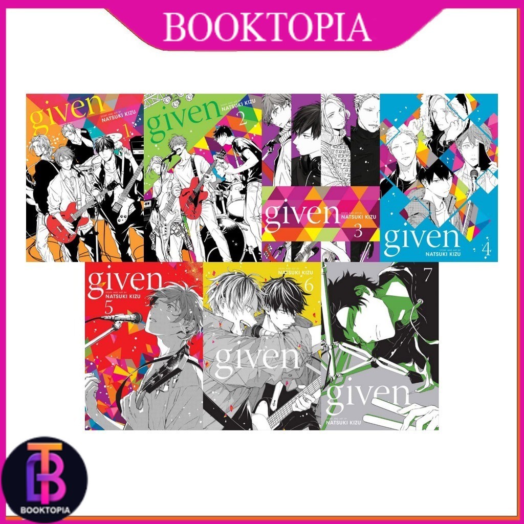 Manga Given (ชุด 9 เล่ม) โดย Natsuki Kizu - booktopia
