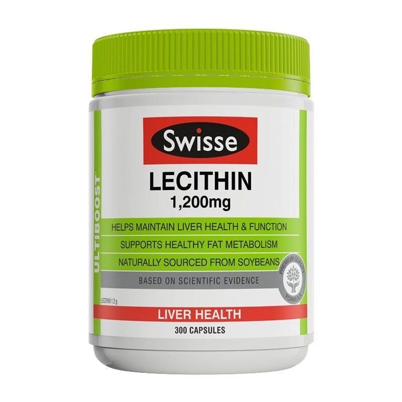 20251118Swisse Lecithin แคปซูลหลอดเลือด Scavenger วัยกลางคนผู้สูงอายุผลิตภัณฑ์สุขภาพ Soy Lecithin So