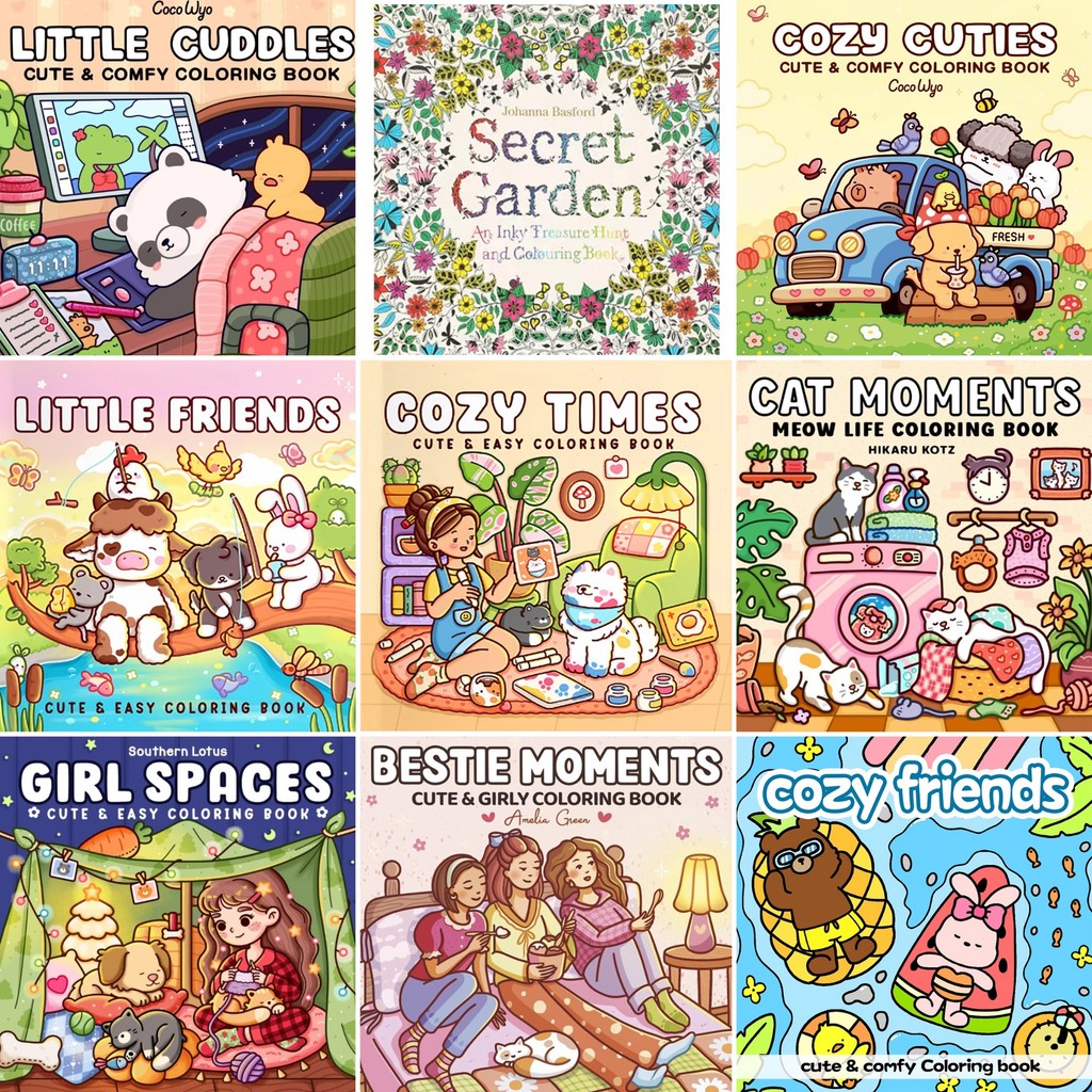หนังสือระบายสีสำหรับเด็ก หนังสือระบายสีเพื่อการศึกษา หนังสือระบายสีมหัศจรรย์ ของเล่นเด็ก ฝึกสมาธิ วาดภาพเด็ก