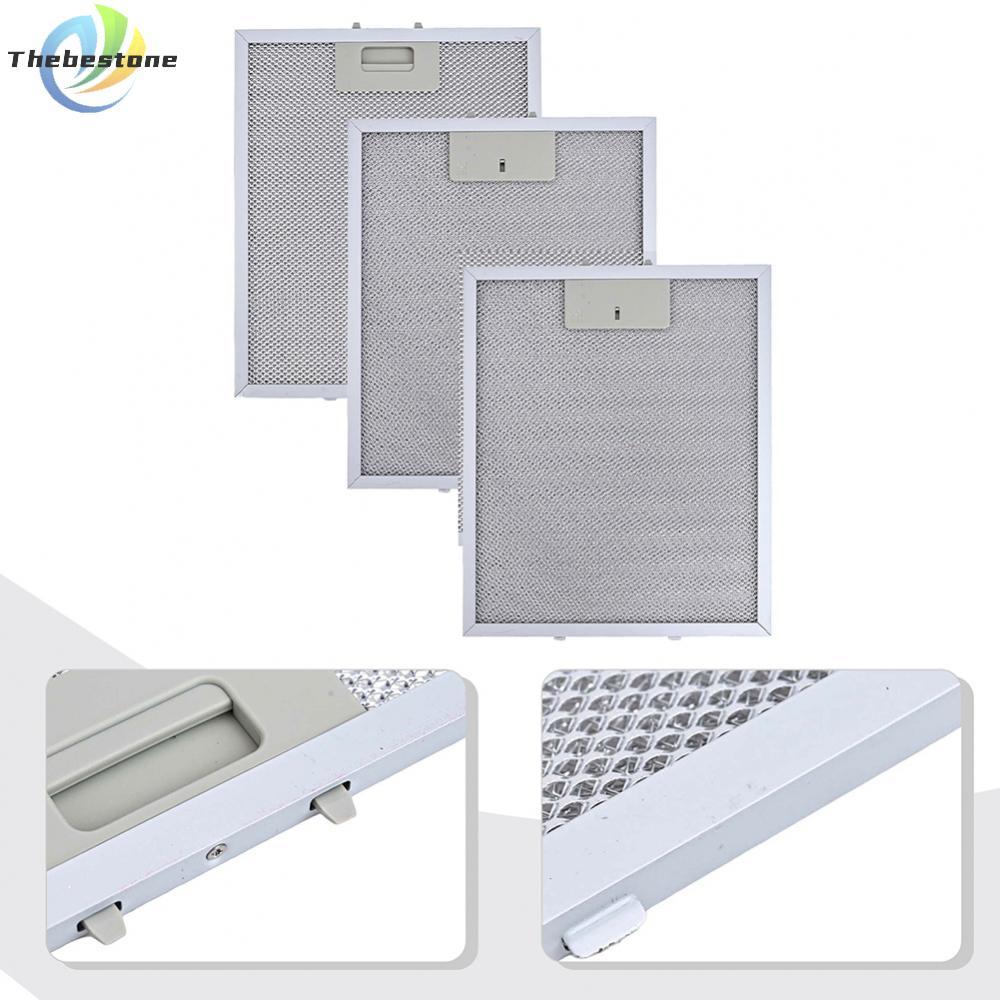 <Thebest>3PCS Grease Filters For RANGEMASTER Cooker Hood Metal 300 x 250mm Silver FilterHot Sale