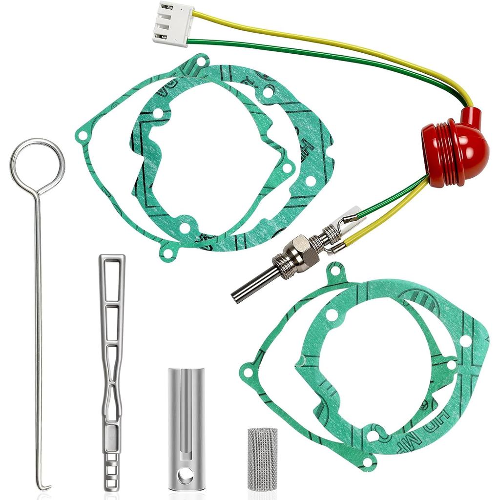 Diesel Heater Glow Plug Repair Kit, 12V/24V 5KW 8KW Parking Diesel Heater Glow Ignition Plug Kit wit