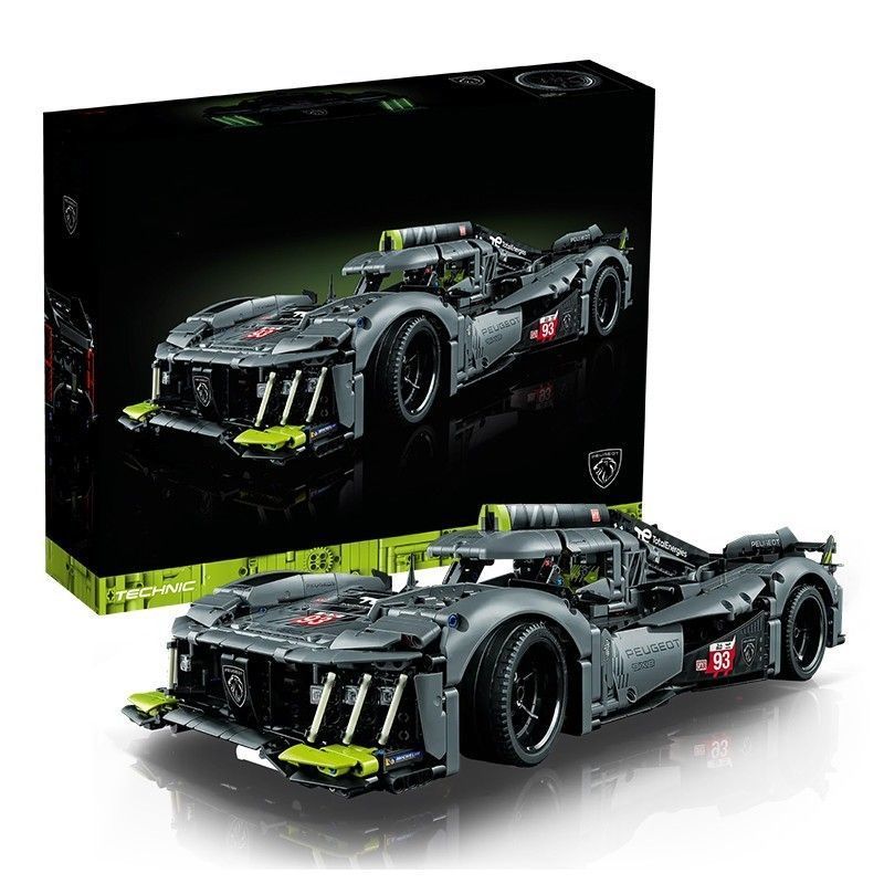 คลังสินค้าพร้อมเข้ากันได้ 42156 Peugeot 9X8 Strrangler Supercar Mechanical Group ประกอบบล็อกตัวต่อขอ