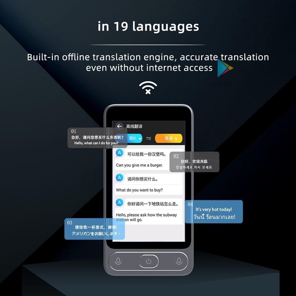 ortable Language Translator Device 142 Languages Voice Translating Offline Translation Simultaneous 