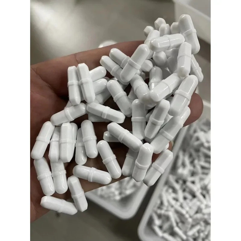 10pcs Bar Stirrer Mixer กวนห้องปฏิบัติการ Rod Stir แก้วกาแฟแผ่น Pp แม่เหล็กการทดลอง Ptfe ผสม