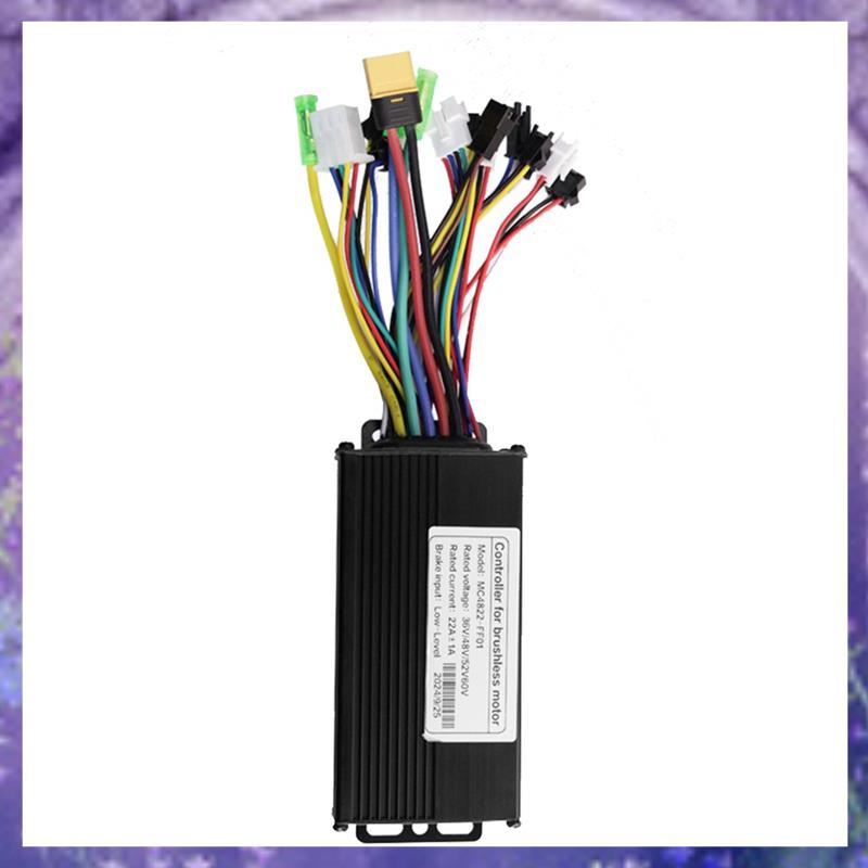EBike 3 โหมด 36V 48V 52V 60V 22A Controller 11 หลอดสําหรับ 500W มอเตอร์ไฟฟ้าสกู๊ตเตอร์อะไหล่ Ebike C