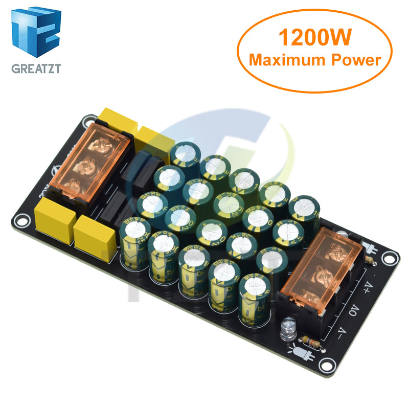 TZT Dual Power Supply Rectifier Filter Power Amplifier Rectifier Filter Board Module 1200W