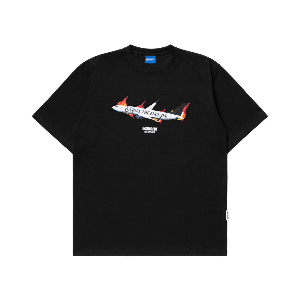 Insuren Club - เสื้อยืด Kaos Move On Black