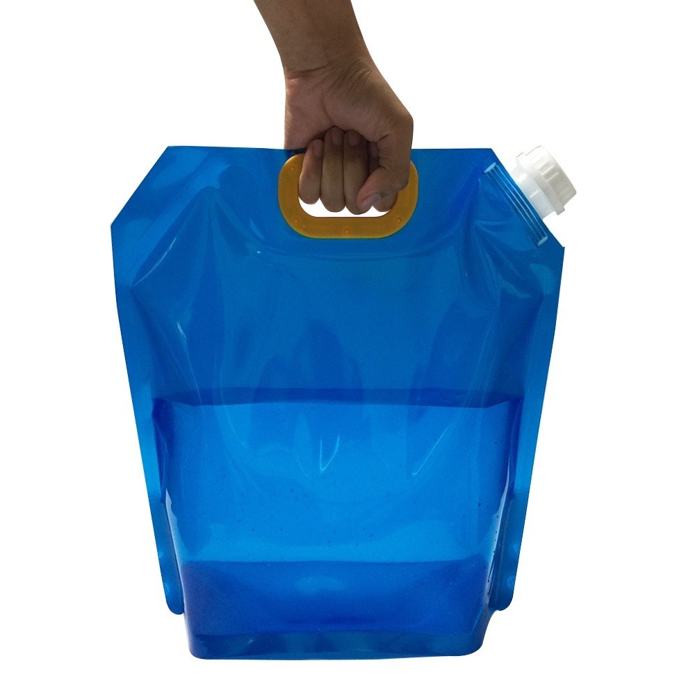 ถุงน้ำพับได้ ถุงน้ำฉุกเฉิน ภาชนะที่เก็บกีฬากลางแจ้ง ถุงแคมป์เดินป่า  5L/10L(แบบใหม่) - รูปที่ 7