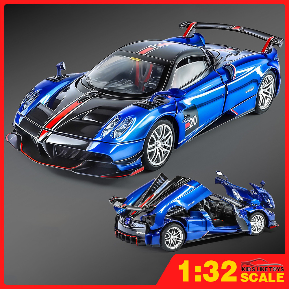 KLT 1:32 Pagani Huayira BC Diecast รุ่นรถยนต์ของเล่นคอลเลกชันของขวัญสําหรับเด็กเด็กผู้หญิง