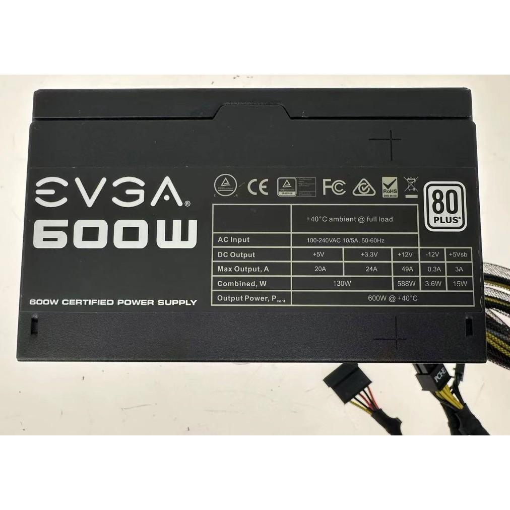 Disassembly EVGA2 Hand Power Supply 500w2 600W2 700w แหล่งจ่ายไฟแบบมีสาย 500BQ 600BQ ทองแดงกึ่งโมดูล