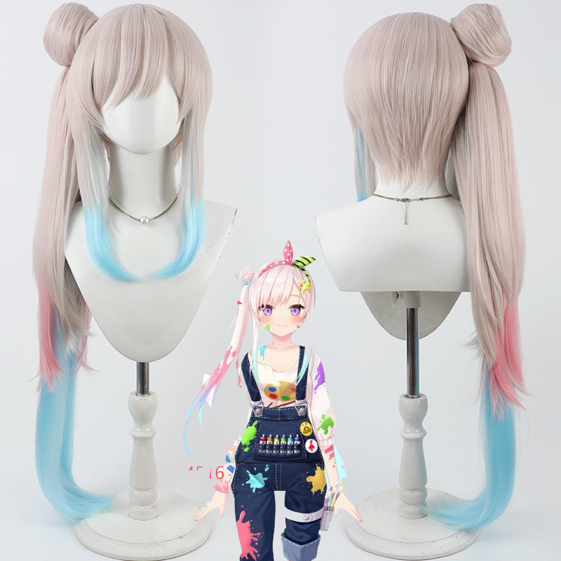 VTuber  Airaniiofifteen  Cosplay Wig Hollywood Outfit Heat Resistant Synthetic Hair