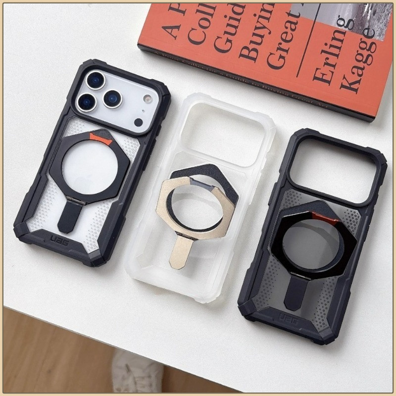 UAG วงเล็บแม่เหล็กเคสโทรศัพท์สําหรับ IPhone 17 16 15 14 13 12 Pro max/Plus 17Air เกรดทหารสี่มุมถุงลมนิรภัย anti drop shell ﻿