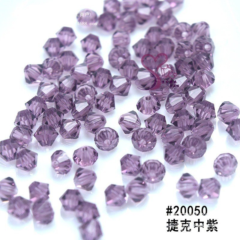 ลูกปัดคริสตัลโปร่งใส Baoshi Osa PRECIOSA นำเข้า มือทำ