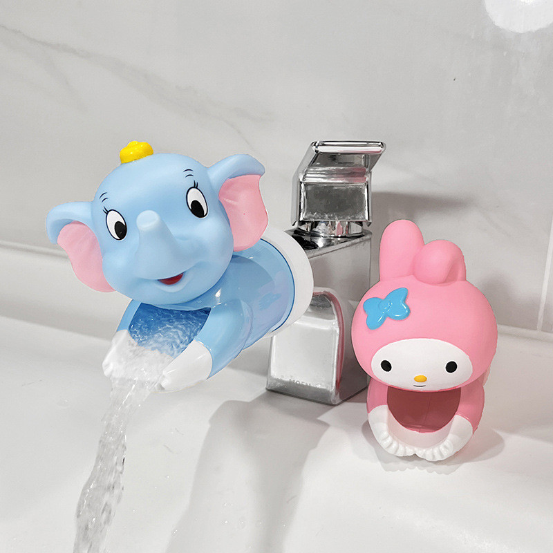 น่ารัก Melody Faucet Extender การ์ตูน Water Splash Faucet Extender สําหรับเด็กซักมือ