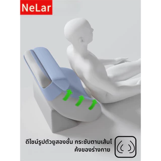 NeLar [หมอน+ปลอกคุ้มกว่า] หมอนดูซีรีส์ หรือกันกรดไหลย้อน ปรับความชันได้ตามใจ หมอนมัลติฟังก์ชั่น