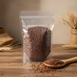 เมล็ดแฟลกซ์ 1 กิโลกรัม (Flaxseed 1 Kg) เมล็ดเฟล็กซ์ สีน้ำตาล Brown Flax seeds แฟล็กซ์ ธัญพืช