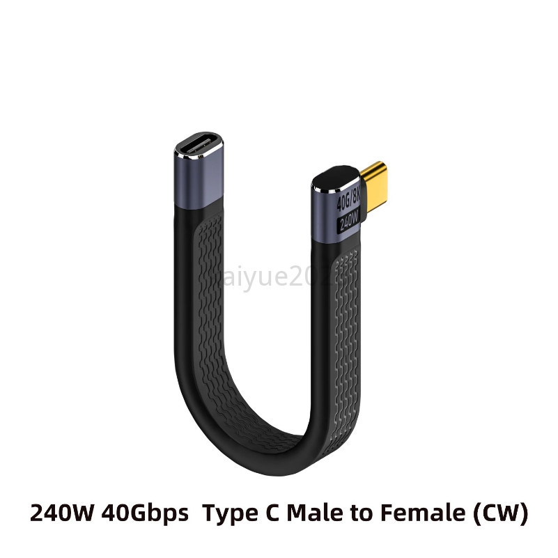 USB C ถึง Type C สายสั้นใช้งานร่วมกับ Thunderbolt 3 KAIYUE USB4 สายเคเบิลข้อมูล 4 40Gbps240W 8K60Hz สําหรับ HONOR 200 200Pro 400Pro 90Lite Magic 6Pro 7ProSSD Power Bank ราคา ถูกที่สุด ดีลบีเคเค แกลเลอรีภาพที่ 8