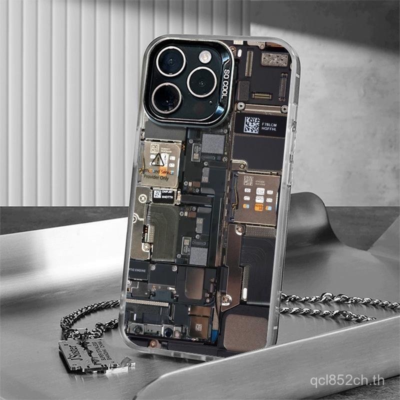 Sky บันได Apple 15ProMax Creative 14/13 Frosted 12 กันกระแทก 11 การ์ตูน XR เปลือกแข็ง X เคสโทรศัพท์ 