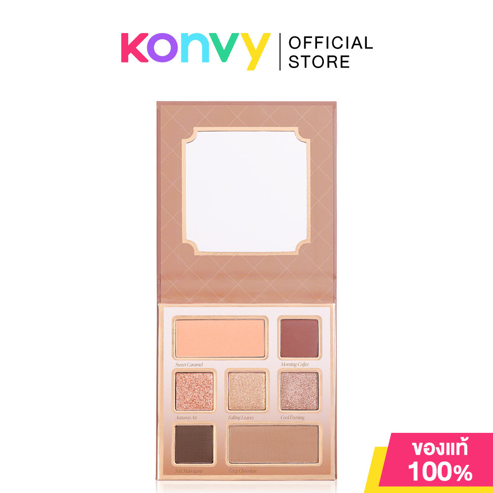 JOVINA Autumm In Paris Eye Palette 14.5g โจวีน่า อายแชโดว์พาเลท 7 เฉดสี.